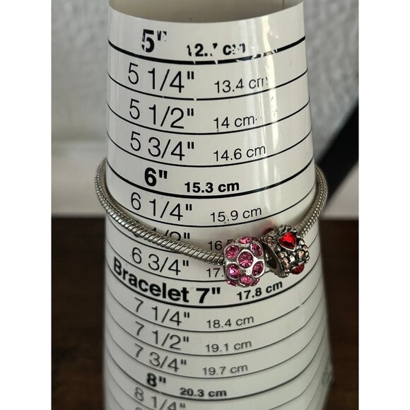 Silver Tone Toggle Charm Bracelet - Picture 3 of 3